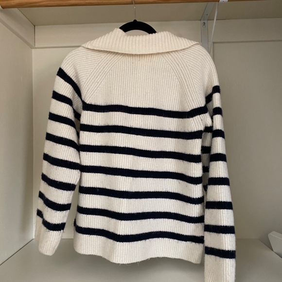 Striped Collared H&M Sweater | Women's Size Small - Picture 4 of 4